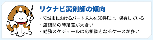 “リクナビ薬剤師の傾向"