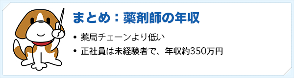 薬剤師の年収
